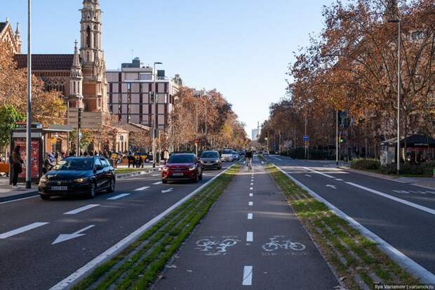 Чудовищная Барселона: диктатура пешеходов и велосипедистов Городская среда, барселона, испания, каталония, урбанистика