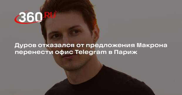 WSJ: в 2018 году Макрон предлагал Дурову перенести офис Telegram в Париж
