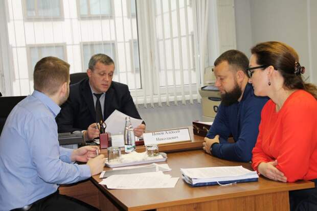 Председатель Общественного совета при УВД по САО принял участие в приеме граждан при начальнике Управления. Фото: Пресс-служба УВД по САО