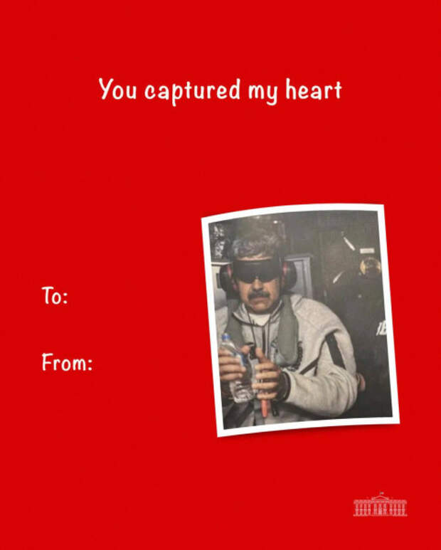 Белый дом опубликовал валентинки