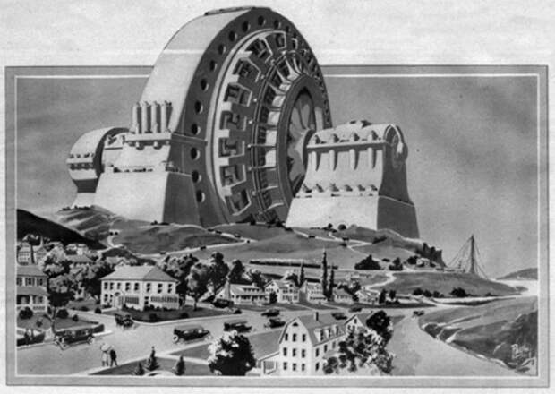 Памятник производству ...электроэнергии (Hugo Gernsback and Frank R. Paul). | Фото: interestingengineering.com.