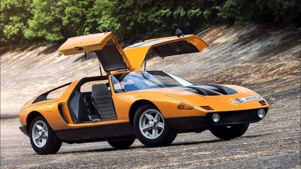 Mercedes-Benz С111, автомобили из стекловолокна/ Фото: youtube.com