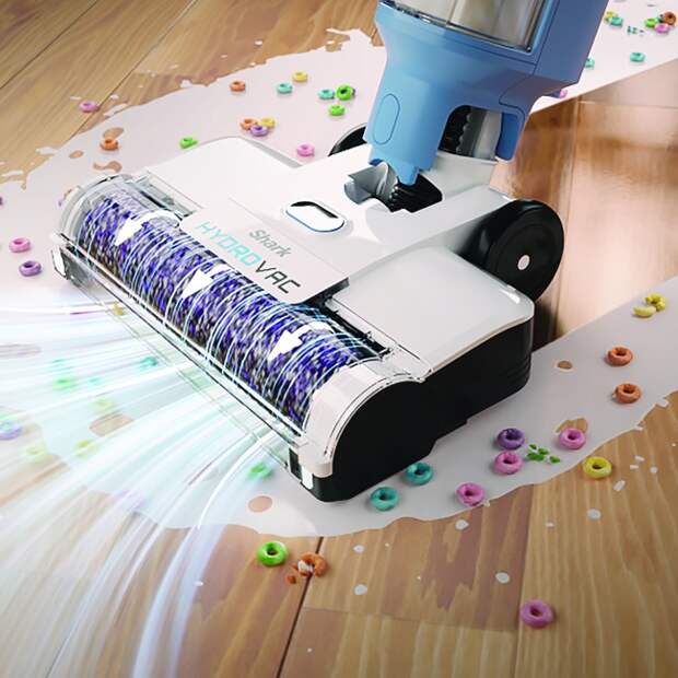 Shark HydroVac vacuum in kitchen