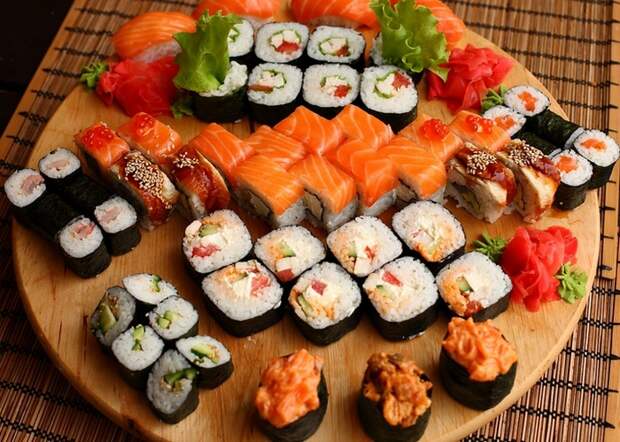 Неожиданно полезно: суши.