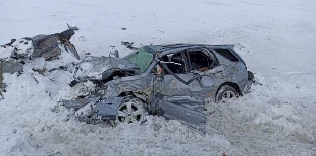 Опубликовано фото с места смертельной аварии под Поспелихой