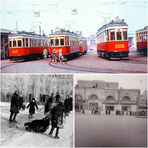 Москва 1950-х и как изменились эти места с тех пор. Было и стало