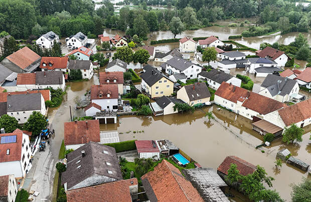 На юге Германии произошло масштабное наводнение