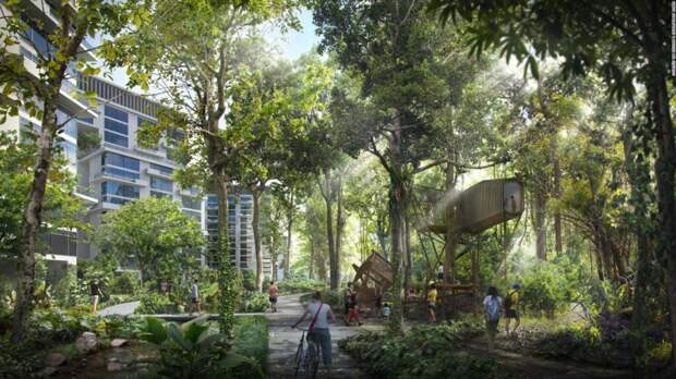 В Сингапуре построят умный и экологичный город на 42 тысячи домов