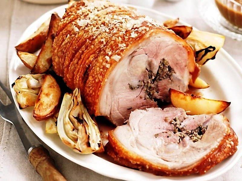 Буженина с яблоками. Оригинальная и вкусная закуска на праздничный стол 2