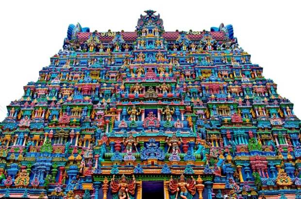 Храм Мадурай Минакши является венцом южноиндийской храмовой архитектуры (Индия). | Фото: mysteryofindia.com.