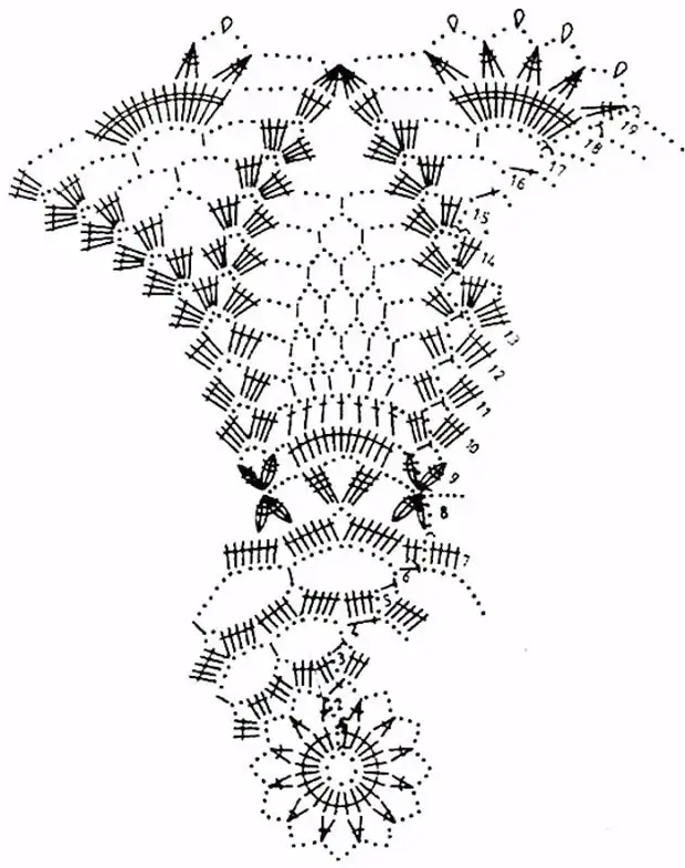 Вязать крючком схемы оригинальных салфеток