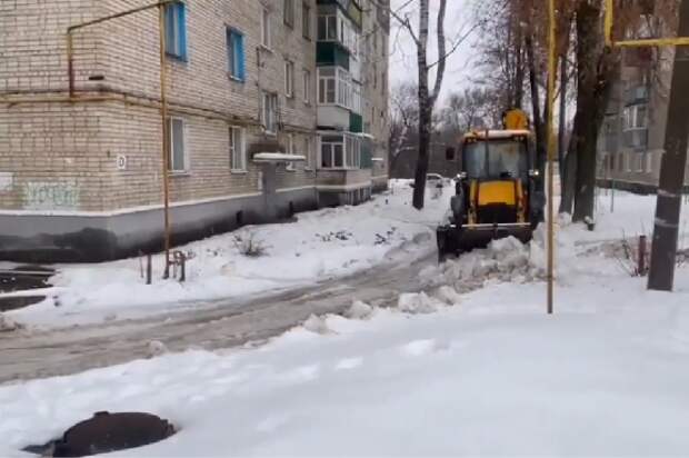 Опубликован план уборки и вывоза снега в Тамбове на 17 января