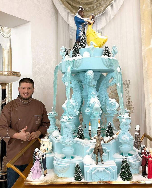 Удивительные свадебные торты как произведения искусства