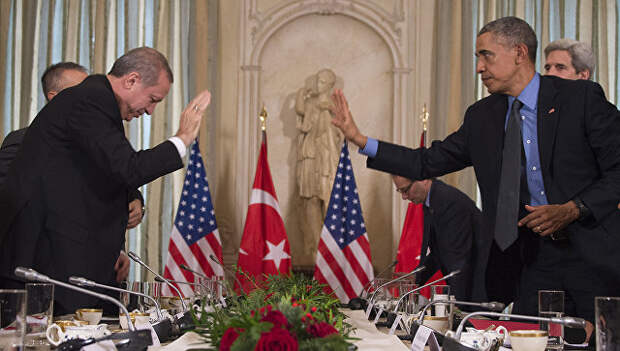 Президент США Барак Обама и президент Турции Тайип Эрдоган. Архивное фото