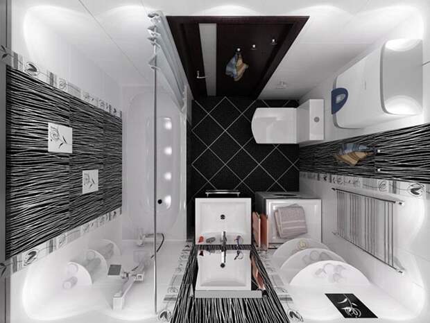 Хрущевские квартиры славятся своим небольшим размером, и ванная комната или туалет в них обычно являются одними из самых узких помещений.-3
