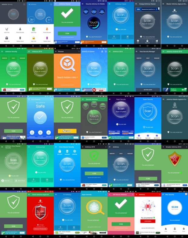 Google Play наводнили фальшивые антивирусы