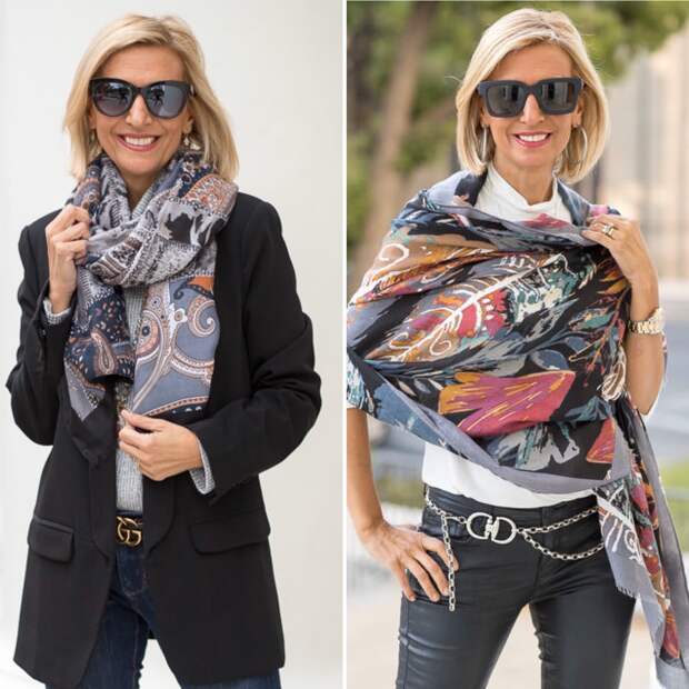 Style Talk With Nora How I Wear Scarves