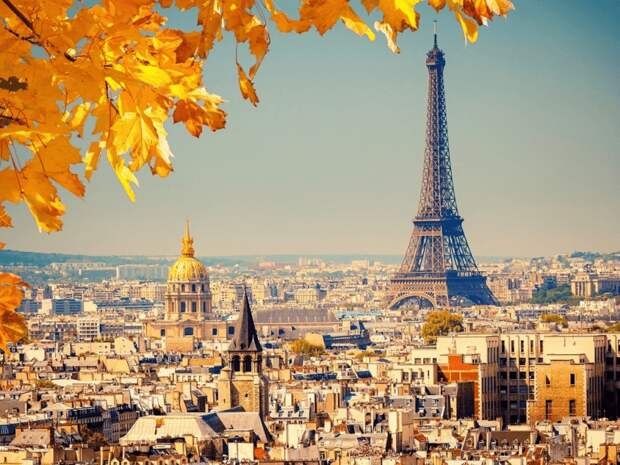 Панорамный вид на Париж