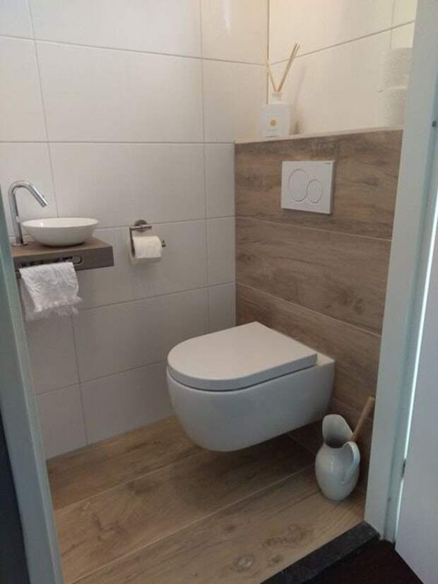 Хрущевские квартиры славятся своим небольшим размером, и ванная комната или туалет в них обычно являются одними из самых узких помещений.-14