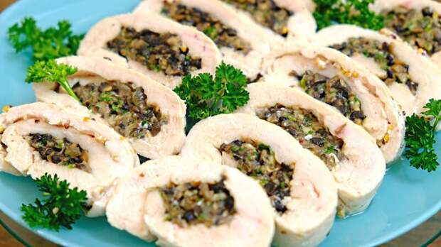 Куриный рулет с грибами и сыром - просто, вкусно и красиво! Куриный рулет с грибами и сыром - просто, вкусно и красиво! куриный рулет, куриный рулет с грибами, курица, рулет из курицы, рулет куриный в духовке