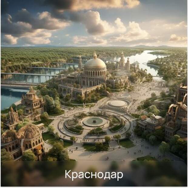 Краснодар в представлении нейросети Краснодар в представлении нейросети