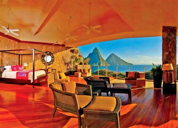 Роскошный отель в Карибском море