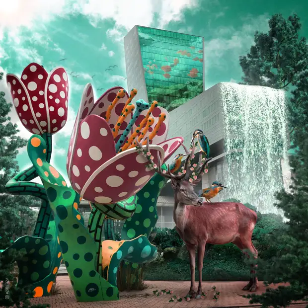 Сюрреалистические фотоманипуляции Зака Изи