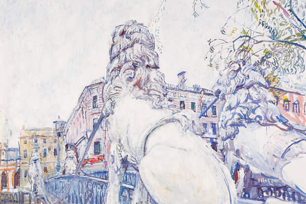 Игорь Петров, «Белая ночь. Львиный мост», 2014 год