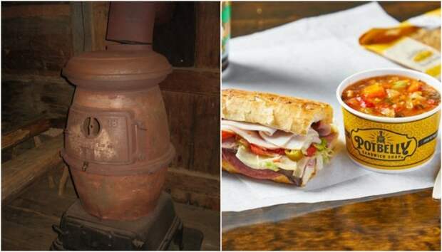 Магазин антиквариата перешёл на сэндвичи. /Фото: wikipedia.org, yelp.com