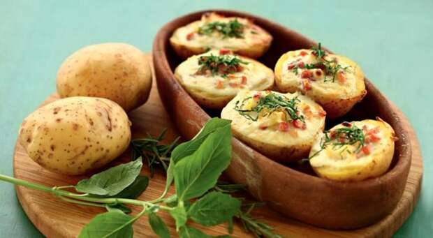 Картофель с начинкой. \ Фото: gastronom.ru. Картофель с начинкой. \ Фото: gastronom.ru.