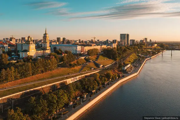 Пермь с высоты – город-миллионник на Урале