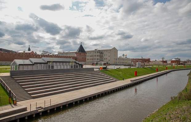 В Туле планируют построить пешеходный мост через Упу при продлении набережной