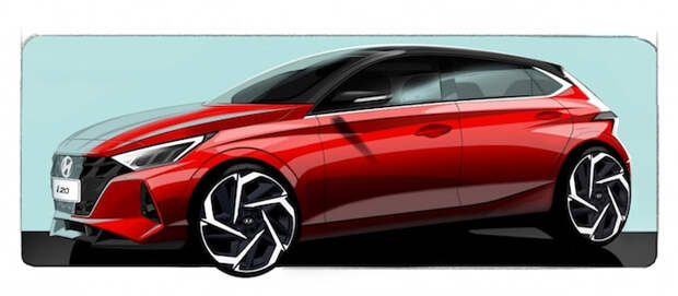 Опубликованы первые изображения обновленного хэтчбека Hyundai i20