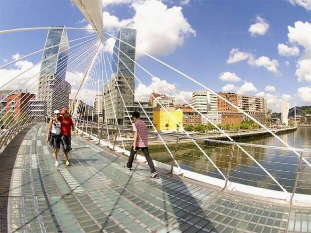 Город Бильбао в Испании Город Бильбао в Испании