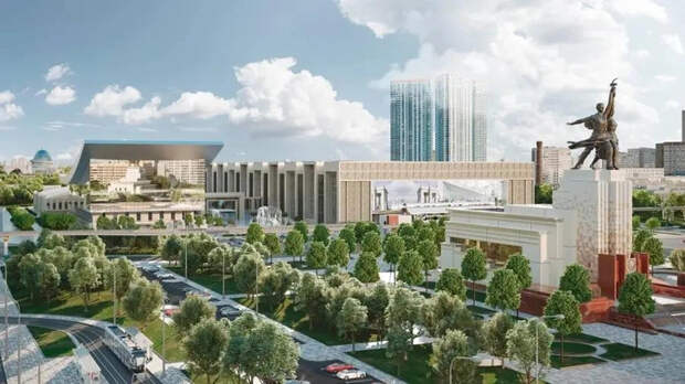 Проект нового конгрессно-выставочного комплекса «ВДНХ Экспо». | Источник: expo-vdnh.ru