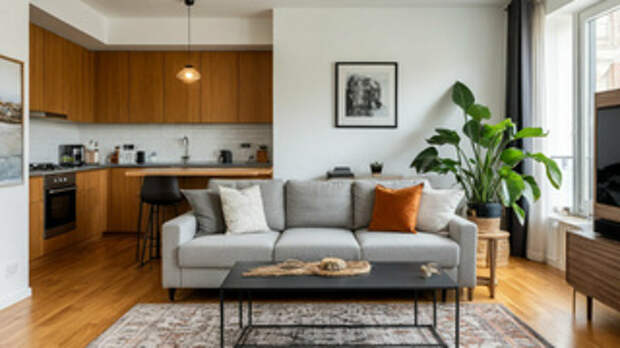 Квартира с ремонтом / Изображение сгенерировано нейросетью 