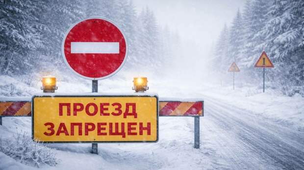 В Алтайском крае из‑за метели и гололеда закрыли Чуйский тракт для всех видов транспорта
