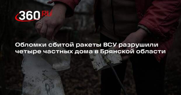 Богомаз: обломки украинской ракеты С-200 ранили женщину и разрушили четыре дома