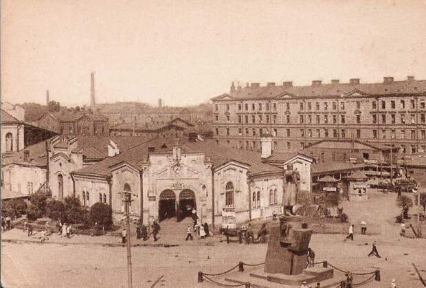 Bigpicture.ru Финляндский вокзал Ленинграда в 50-х годах 20 века