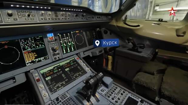 Блок рычагов управления двигателями - из Курска
