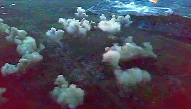 Показаны панорамные кадры обстрела позиций ВСУ на одном из участков Донецкого фронта