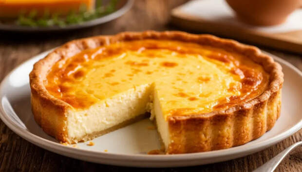 Творожный пирог за 15 минут: вкусный, большой, нежный, тает во рту — и хватает на всю семью