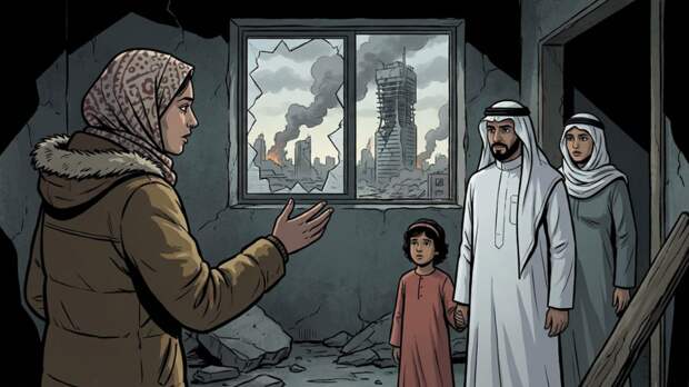 Россиянка приютила жителей Бахрейна после удара по высотке