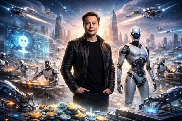 Конец эпохи труда: Илон Маск спрогнозировал всеобщий высокий доход на фоне тотальной роботизации