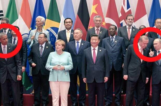Забавное фото с саммита G20