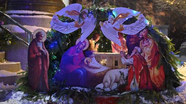 В центре Екатеринбурга появился Рождественский вертеп