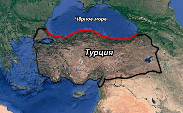 Почему на черноморском побережье Турции практически нет туристических курортов?