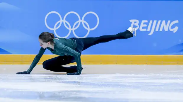 Валиева чисто откатала короткую программу на тренировке ОИ-2022