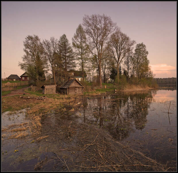 В деревне весной Деревня, Весна, Россия, Природа, Красота, Фотография, Длиннопост