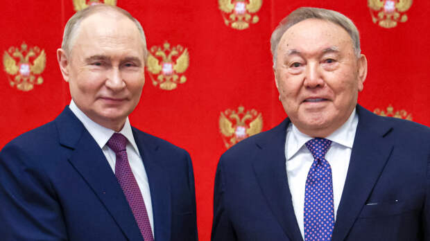 Владимир Путин встретился в Кремле с Нурсултаном Назарбаевым